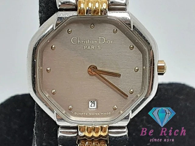 Montre Christian Dior Octogonale Swing pour femme date 48.203 quartz BT3132