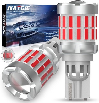 T15 921 W16W Led Bulbs Canbus Error Free For 3rd Brake Li Color: RedSize: 2PCS
