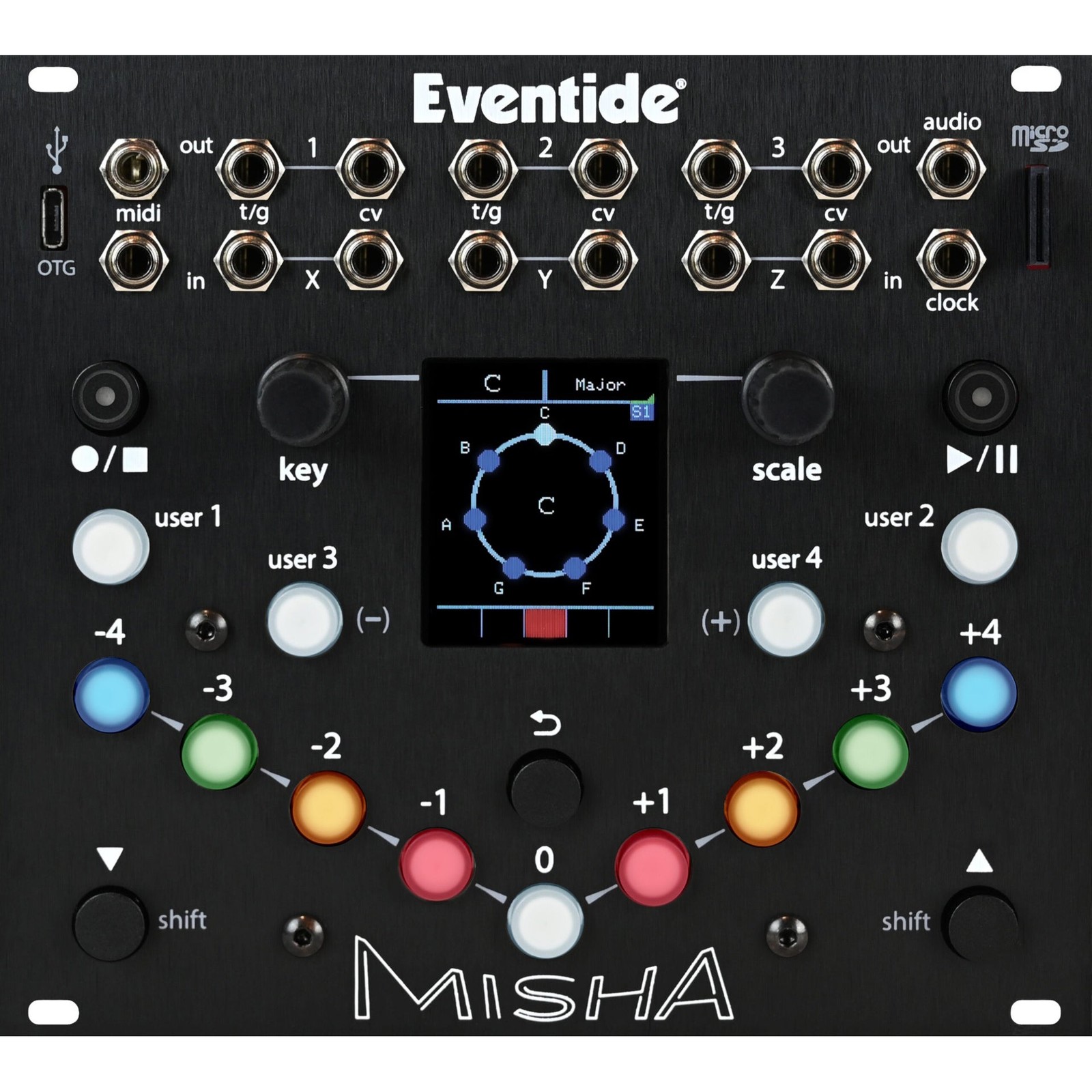 Интервальный инструмент и секвенсор Eventide Misha для Eurorack