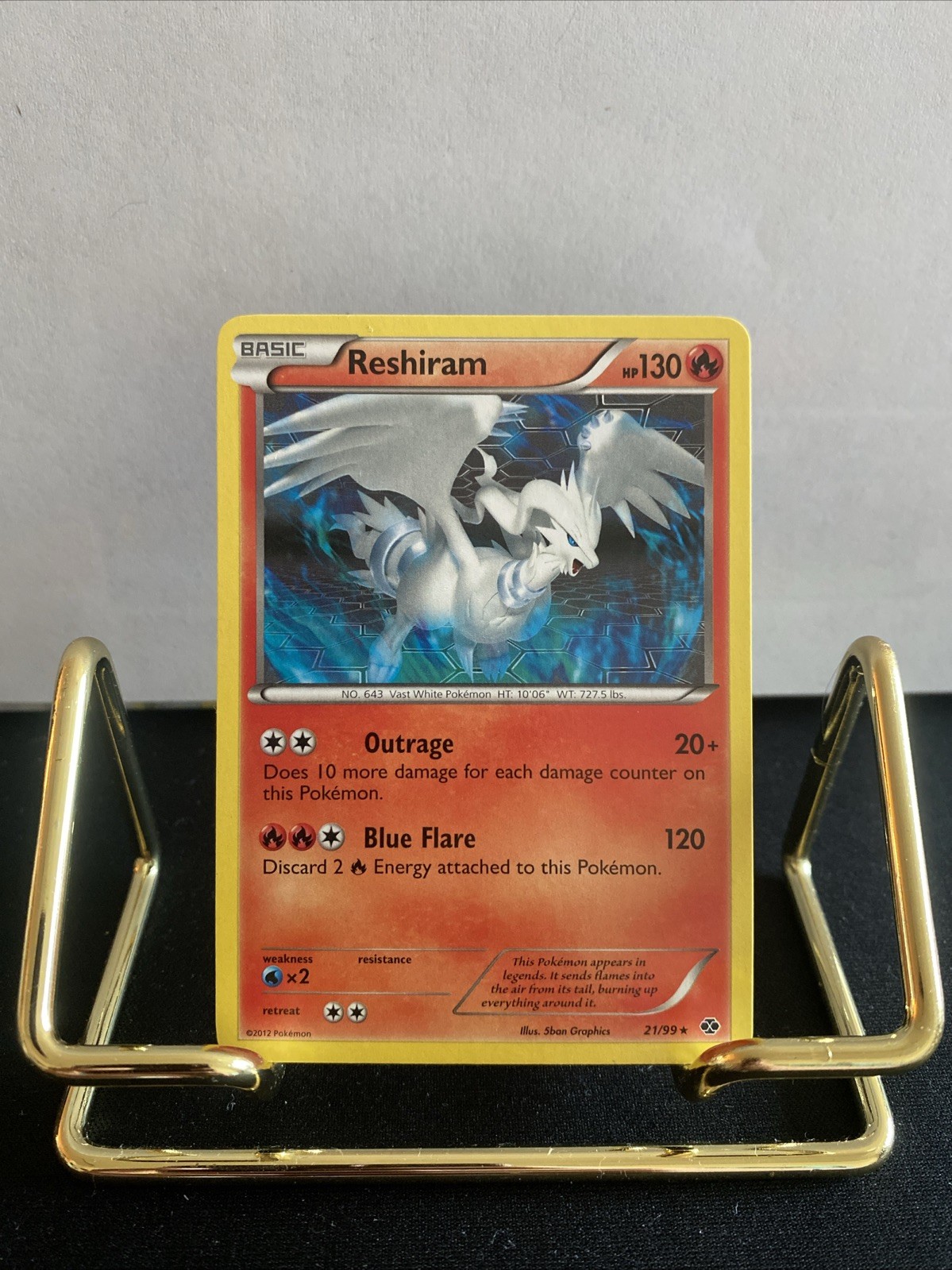 Reshiram 21/99 Next Destinies Regular