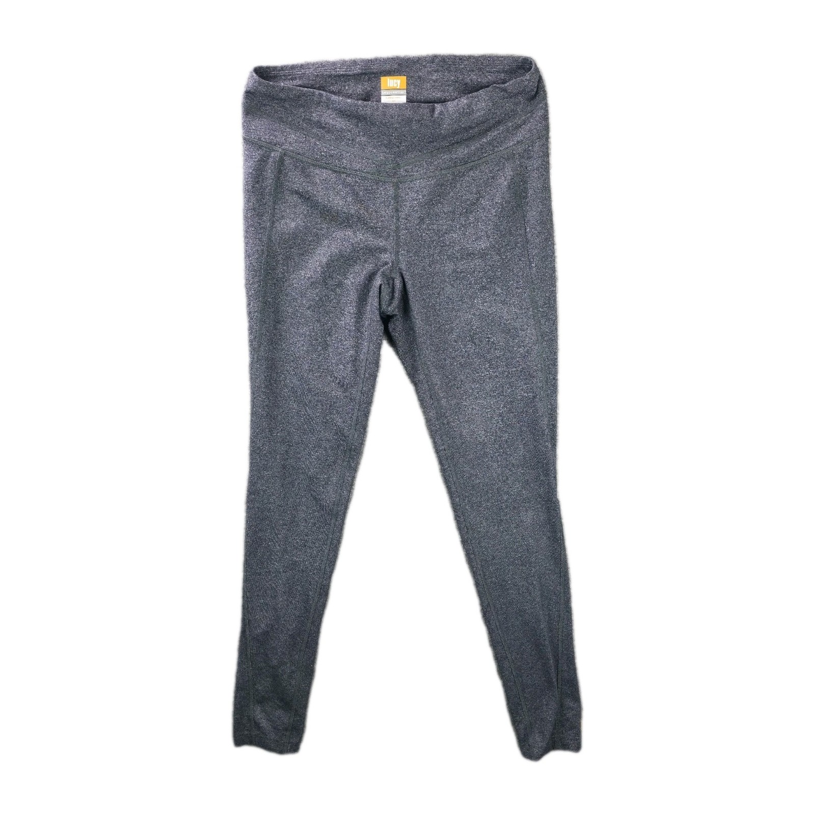 Lucy Powermax Women Crop Ruched Leggings Small Capri Nylon Blend Yoga Pants