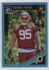 2018 Donruss Optic Rookies Aqua Prizm 99/299 Daron Payne #105 n0c