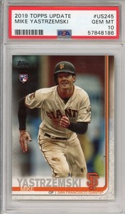 2019 Topps Update Mike Yastrzemski Rookie #US245 PSA 10 San Francisco Giants