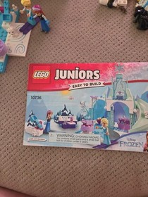 Lego 10736 Juniors Anna Elsa's Frozen Playground 2017 Incomplete W/ Instructions