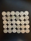 Standing Liberty Quarters, Lot of 30, 5.425 Tory Ounce of Pure Silver