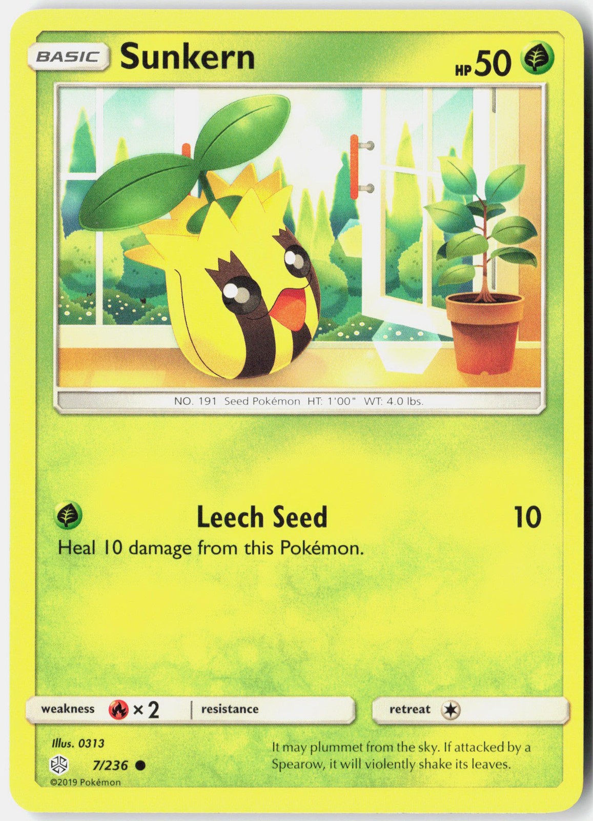 SM - Cosmic Eclipse #7/236 Sunkern