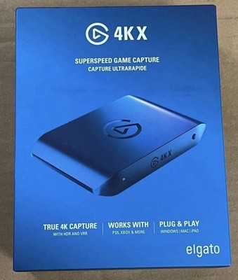 Elgato 4K X - 4K144 HDR10 External Capture Card for Switch PS5