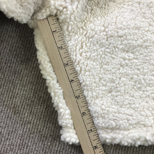 Milano Di Rouge Shorts Mens Medium Cream Faris Fleece Sherpa Cozy Lounge New - Picture 8 of 10