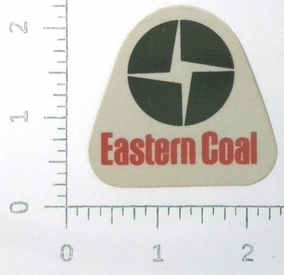Vintage Eastern Coal Company Logo Sticker Decal