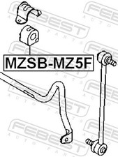 Für FEBEST MZSB-MZ5F FRONT STABILIZER BAR BUSH D29