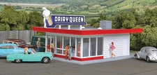 Walthers Cornerstone 9333484 1/87 HO Scale 50's VINTAGE DAIRY QUEEN drive-in kit