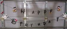 Mickey Mouse Happy Birthday Party 6 ft. Banner. Brand New