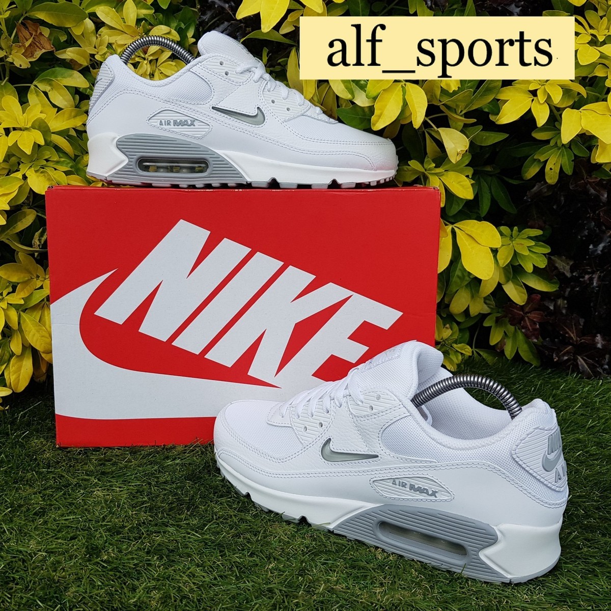 white air max 90 size 8