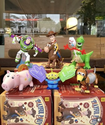 TOPTOY トイストーリー　playful party コンプリート TOPTOY Disney Toy Story Playful Party Series Confirmed Blind Box
