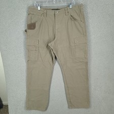 Wrangler Riggs Pants Mens 38 X 32 Cargo Ripst...