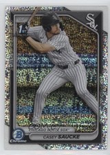 2024 Bowman Draft Chrome Sparkle Refractor /200 Casey Saucke II #BDC-33 1g1q