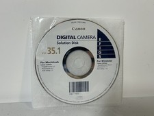 Canon Digital Camera Solution Disk Disc Version 35.1 For Macinstosh and Windows