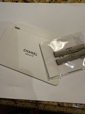Chanel Silver Metal Hair Clips