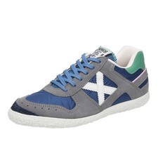 Munich Goal - Sneakers Basse In Suede Blu - Taglia 43 [28.4cm] Scarpe Uomo