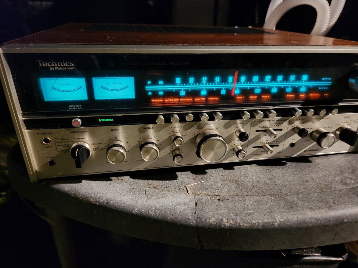 🔥 Technics SA-6800X AM/FM Quadrophonie Receiver Cleaned Tested