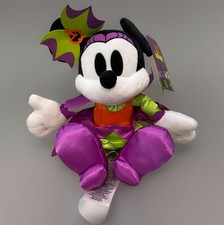 Disney Parks Halloween 2024 Minnie Mouse -Witch Costume Plush-NWT 15inches