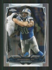 2014 Topps Chrome #38 Ndamukong Suh Detroit Lions 41591