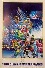 Hiro Yamagata- Offset Lithograph on paper