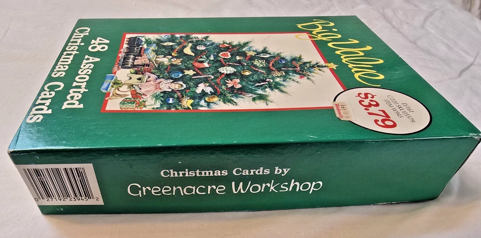 43 Tarjetas de Navidad Tradicionales Surtidas 24 Diseños/Sobres Vintage Foto 3 de 4