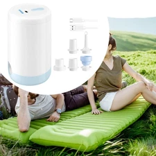 Electric Air Pump Mini Inflation Device Compact Inflate and Deflate Air Pump for