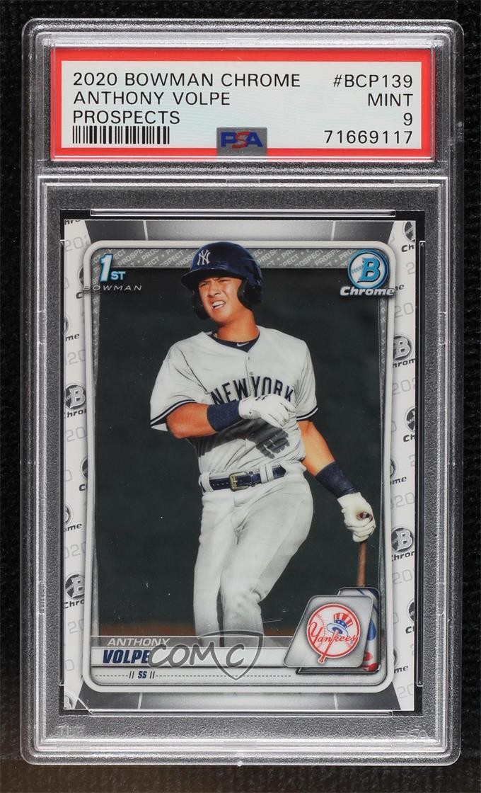 2020 Bowman Chrome Prospects Anthony Volpe #BCP-139 PSA 9 MINT 0e0