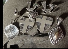James Avery Sterling Silver Brooch Pendant Charm jewelry LOT Includes Retired-NR