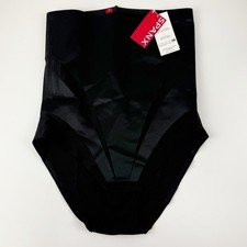 Spanx High Waisted Brief Shapewear Womens Medium Very Black NEW NWT 10558R