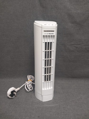 Fine Elements 15 inch Slim Mini Tower Fan Oscillating 2 Speeds 7 hour timer Fan