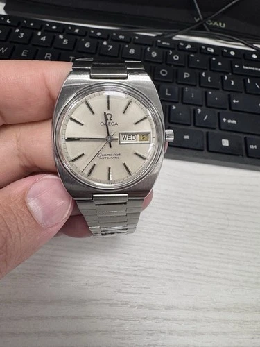 Omega Seamaster Watch 37mm auto 1970s vintage antique style mens heirloom