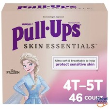 Pull-Ups Girls' Skin Essentials Training Pants - Size 4T-5T - 46ct