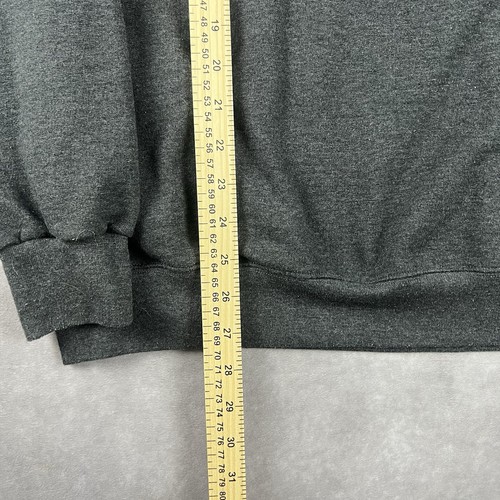 VTG Champion Dark Gray Oklahoma University College Spellout Crewneck Sweater XL - Picture 7 of 8