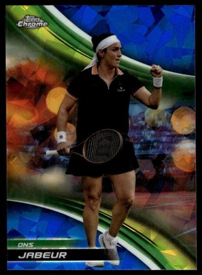 2025 Topps Chrome Tennis Sapphire Ons Jabeur Refractor #50