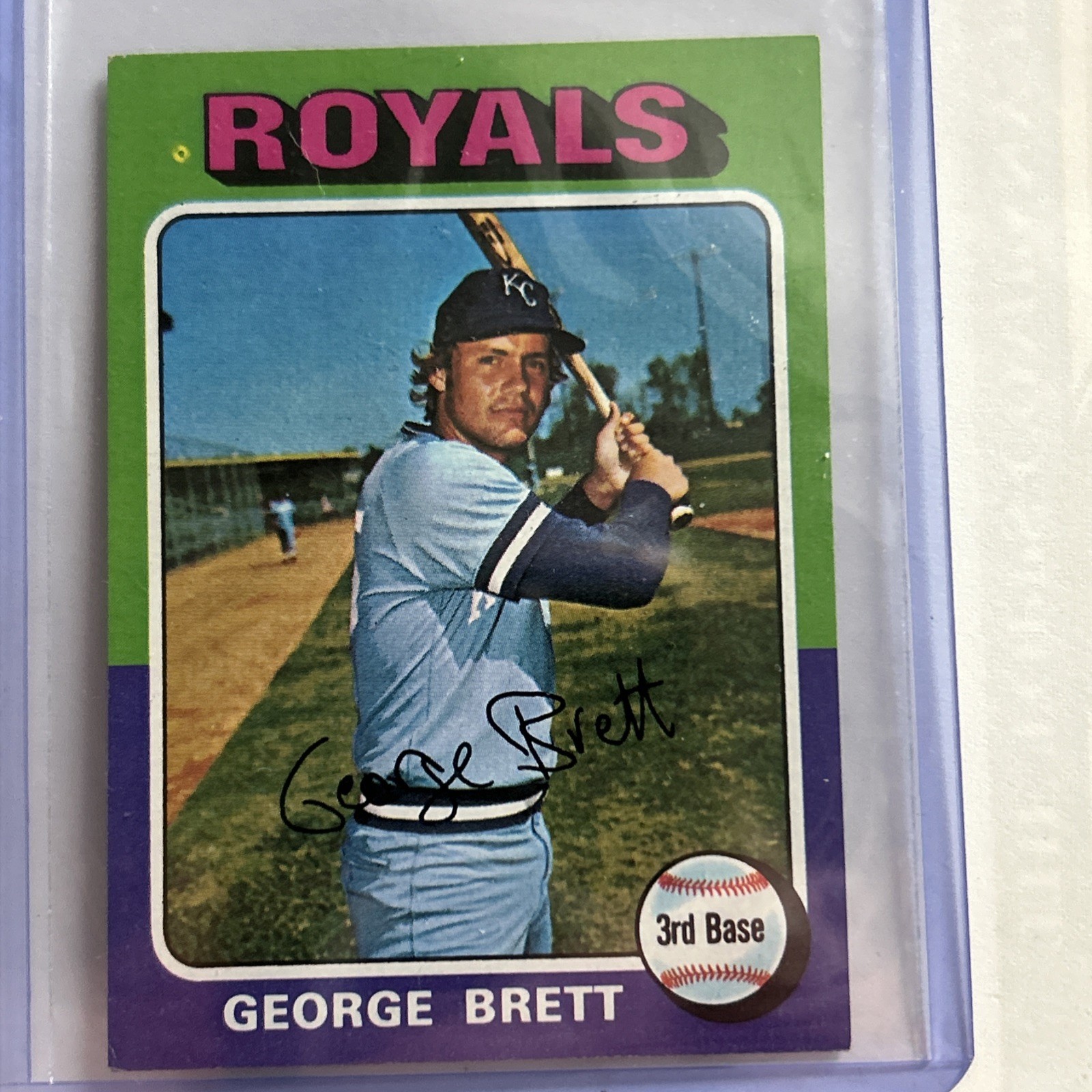 1975 Topps Mini #228 George Brett RC