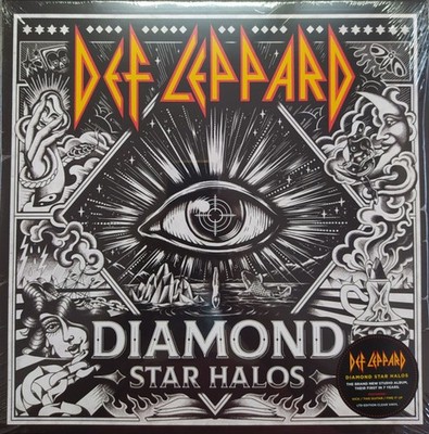 Def Leppard - Diamond Star Halos - Double Clear Vinyl Records NEW