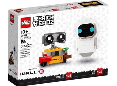 LEGO Brickheadz   WALL-E And Eve (40619)   Disney 100th Anniversary