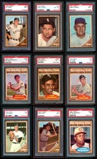 1962 Topps Baseball All-PSA Near Complete Set / Lot 7.5 - NM+ 6560590