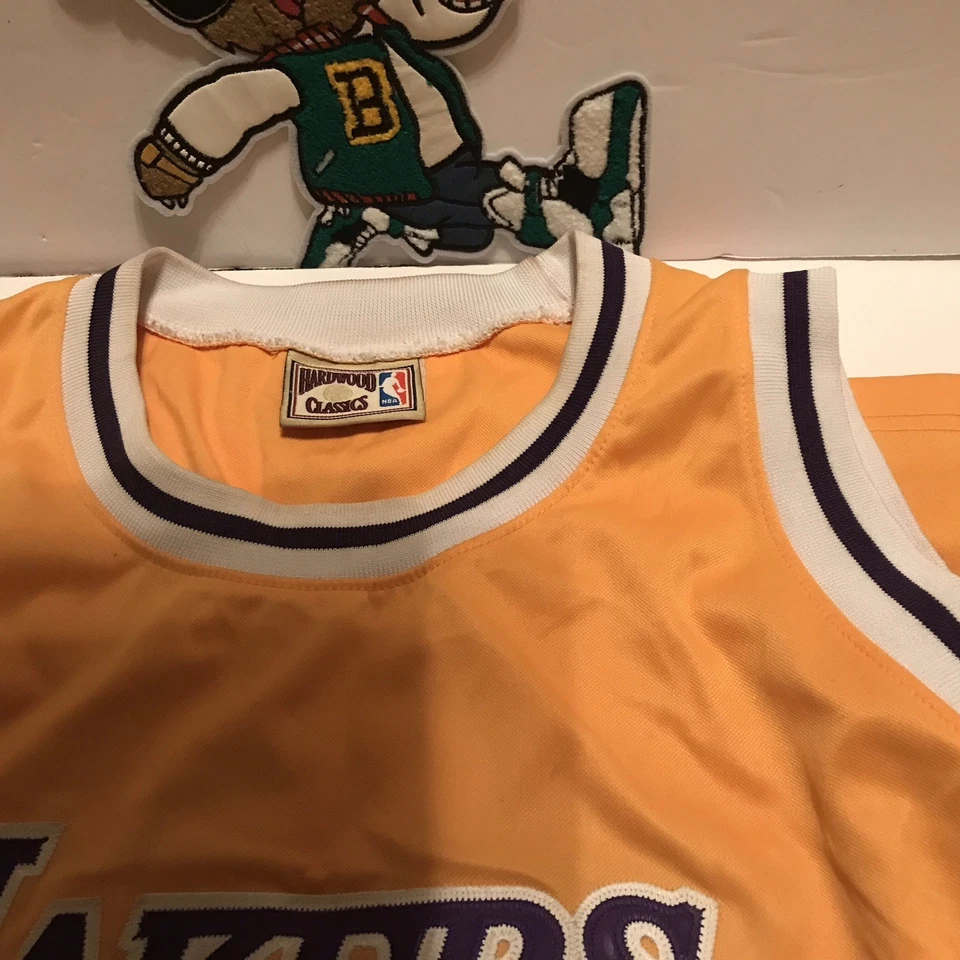 Magic Johnson Jersey LA Lakers Mitchell Ness Hardwood Classics 79-80 Sz 52  - Image 2 of 4