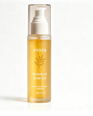 Evora Botanical Body Oil with Wakame Algae & Brazil Nut Natural Skin CareExp2029