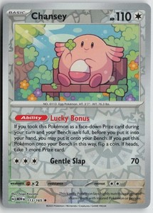 Chansey 113/165 Reverse Holo Rare - Scarlet & Violet 151