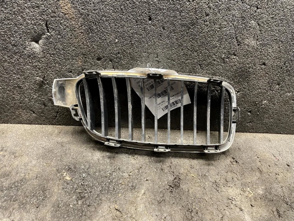 (LOCAL PICKUP ONLY) Driver Grille Upper Bumper Mounted Base Fits 12-18 BMW 320i  - Imagem 2 de 4