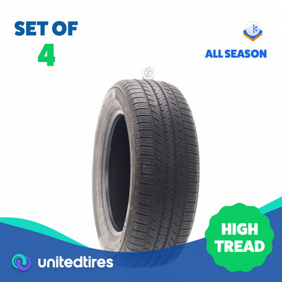 Set of (4) Used 225/60R17 Yokohama Avid Ascend LX 99H - 8-10/32 (185JS)