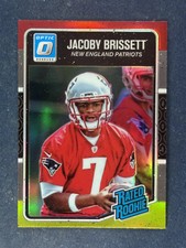 2016 Donruss Optic Red & Yellow #170 Jacoby Brissett Patriots RC