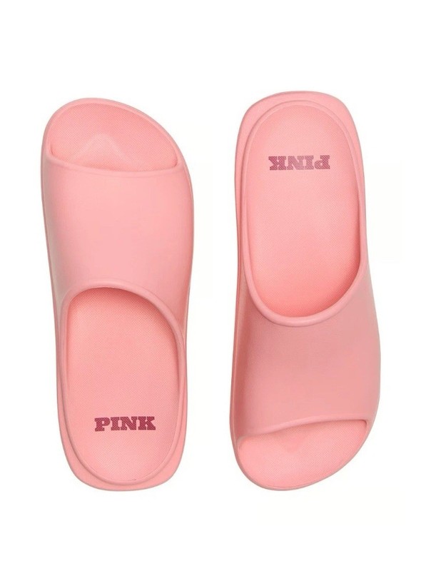 PINK Victoria’s Secret Platform Slides Sz L 9-10 Eu Size 40-41 Sealed New!