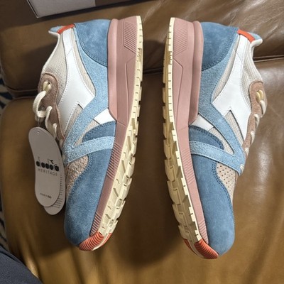 diadora N9000 Tourney Italia Lace Up Mens Blue Sneakers Casual