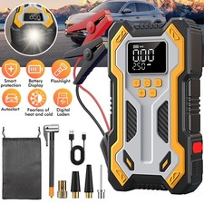 Car Jump Starter With Air Compressor 3000a Battery Charger Jumper Box Booster